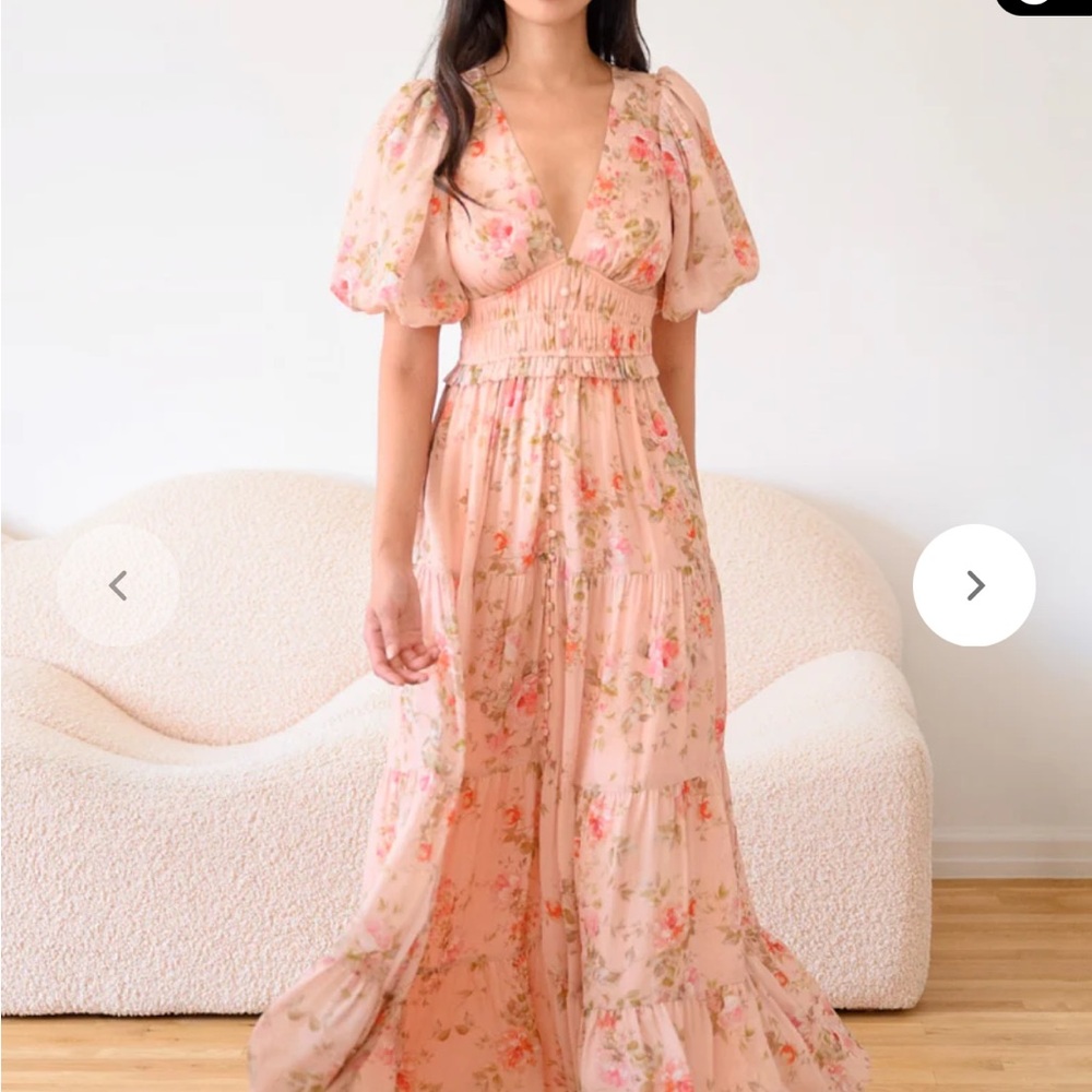YUMI KIM Viva Maxi Dress in Flirty Floral Blush